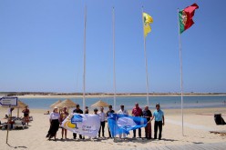 Las playas de Olhao ya lucen sus banderas azules