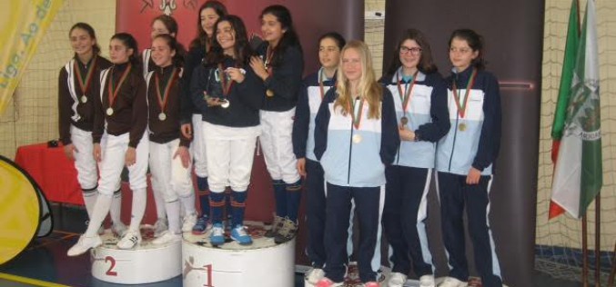 El equipo de Olhao logra títulos nacionales en el Campeonato de Esgrima