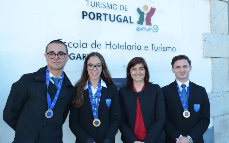 Los estudiantes de Hostelería y Turismo del Algarve brillan en Europa