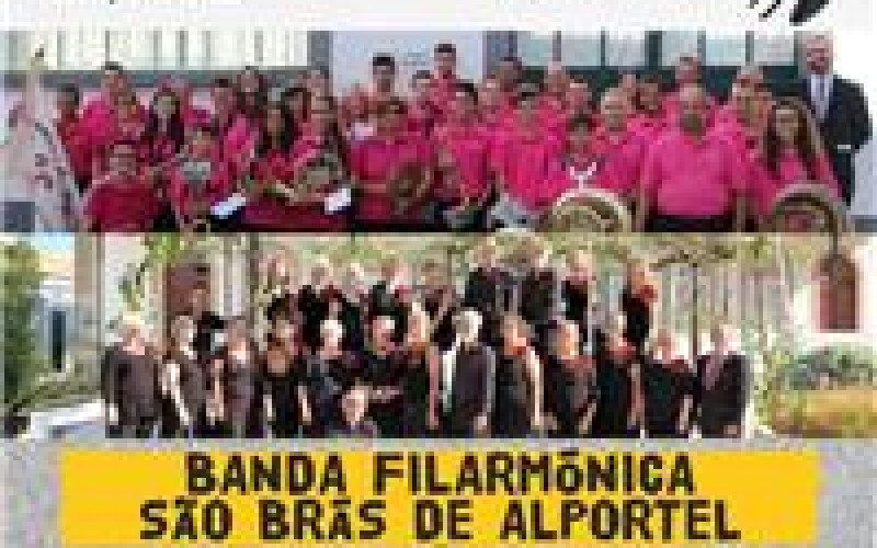 La Banda Filarmónica de São Brás y el Coro de Amigos del Museo, en el Concierto de Año Nuevo