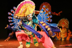 Un espectáculo de danza india, en Albufeira