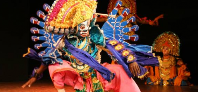 Un espectáculo de danza india, en Albufeira