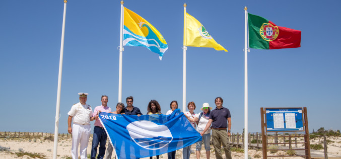 Las playas de Olhao ya lucen sus banderas azules