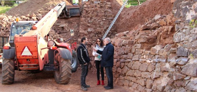 Castro Marim comienza la restauración del Trozo de la Muralla del Fuerte de San Sebastián