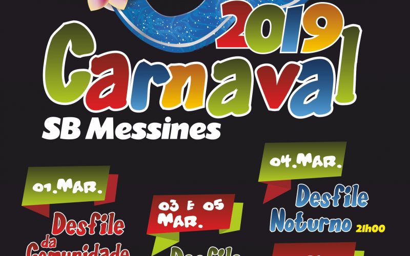 Carnaval de SB Messines decorre de 1 a 5 de março