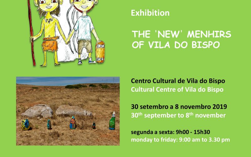 Los nuevos Menires de Vila do Bispo en exhibición en el Centro Cultural