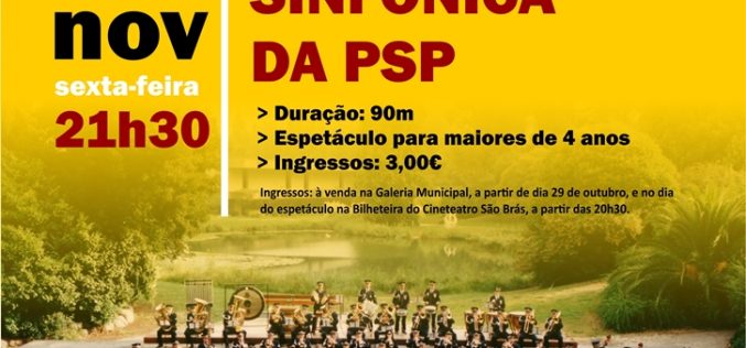 Banda Sinfónica da PSP sobe ao palco do  cineteatro de São Brás