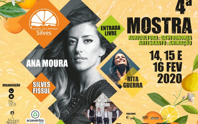 La IV Muestra Silves Capital de la Naranja presenta actuaciones de Rita Guerra y Ana Moura