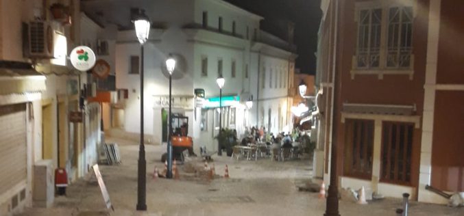 Silves completó la sustitución de la iluminación pública en el centro de la ciudad