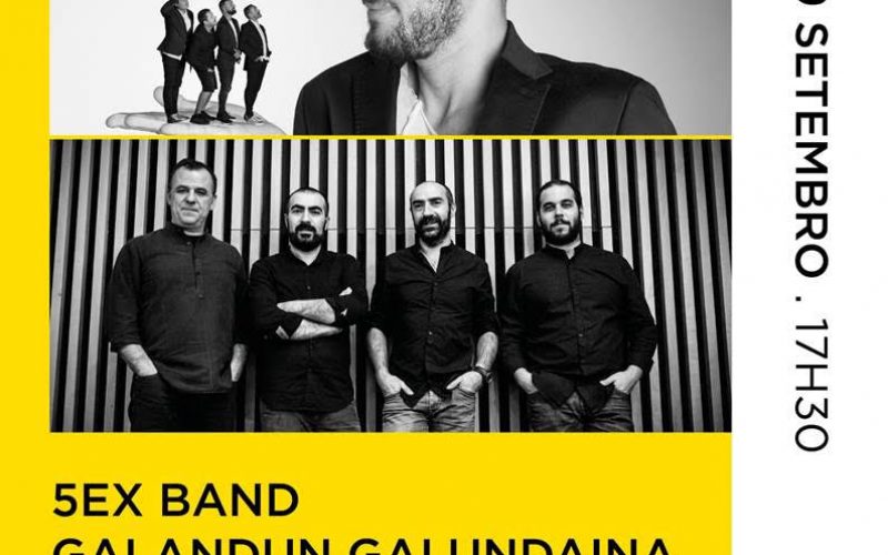 El 7º Festival Internacional de Guitarra de Lagoa continúa Con las actuaciones de «5EX Band» y «Galandun Galundaina»