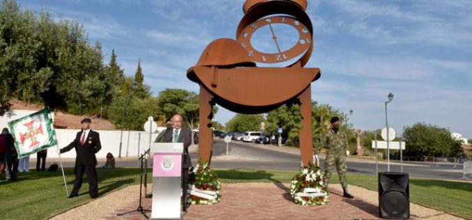 Alte inaugura el monumento a los combatientes de guerra