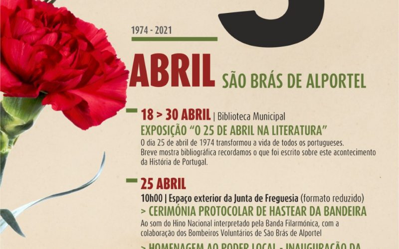 São Brás de Alportel celebra 47 años de la Revolución de los Claveles