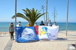 Silves ondeó banderas azules en las playas del municipio