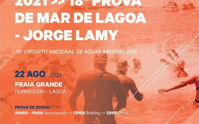Lagoa organiza el 18ª campeonato de natación en aguas abiertas