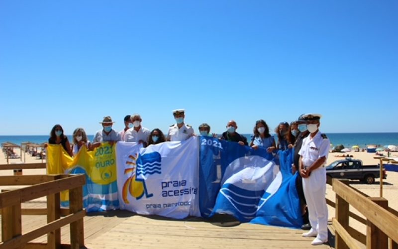 Castro Marim presume de Playas con Bandera Azul, Playa Accesible y Calidad Dorada