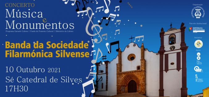 La banda de la sociedad filarmónica de Silves presenta un concierto de música y monumentos