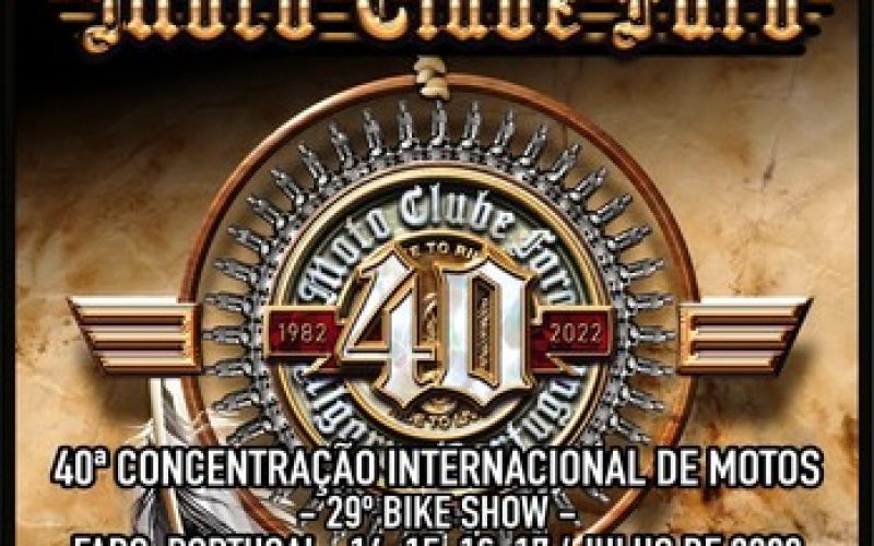 Algarve celebró el 40º Encuentro Internacional de Motos